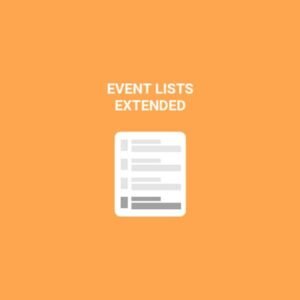 EventOn Events Lists Extended Addon