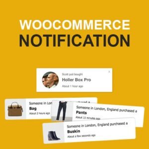 Woocommerce Notification – Sales Popup