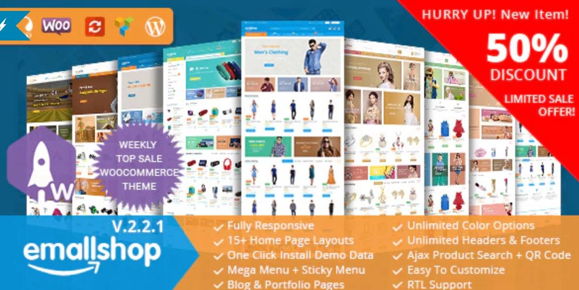 EmallShop – Responsive WooCommerce WordPress Theme